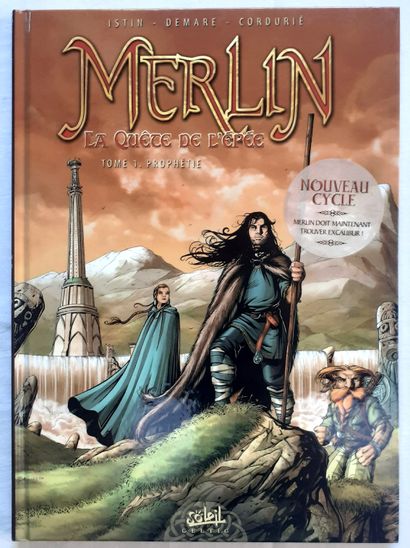 DEMARE * Dedication: Merlin 1 La quête de l'épée.
First edition with an exceptional...