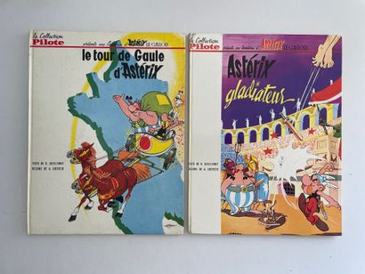 Asterix- Set of 2 albums : Gladiator (retouch,...