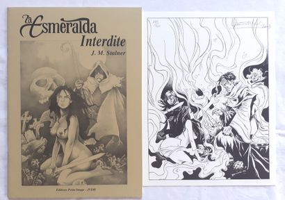 STALNER Jean Marc * Dedication : The forbidden Esmeralda.
Limited edition numbered...