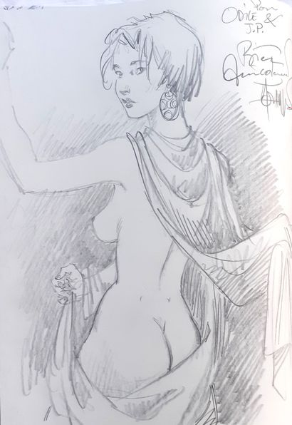 AOUAMRI * 献词：
Saga Valta 1，限量版
B&W，专为书商和记者保留，有一整页大的女主角裸体图。
接近全新的状态。