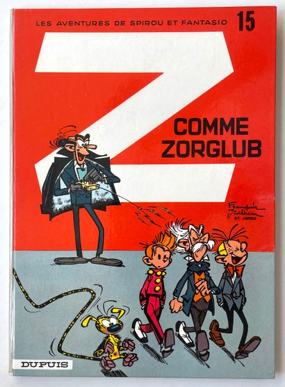 null Spirou 15 : Z like Zorglub. 2nd edition of 1967 very close to new condition...