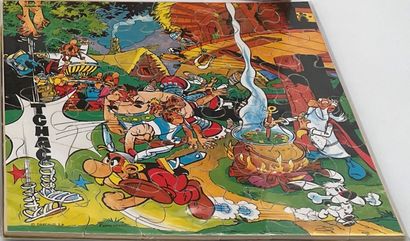 null Asterix - Set of 2 jigsaw puzzles : Very rare game edited by VERA toys, orange...