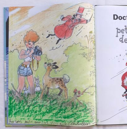 WASTERLAIN * Dédicace : Docteur Poche et la petite poule de Pâques. Edition originale...