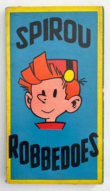 null Spirou - Boîte de crayons de couleurs : Rare boîte bleue contenant 12 crayons...