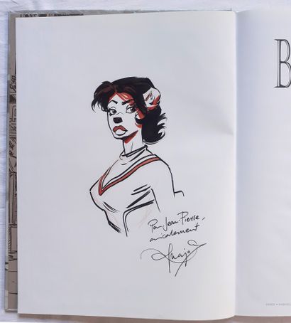 GUARNIDO * Dedication: Blacksad 2. First edition with a drawing of Dinah. Near mint...