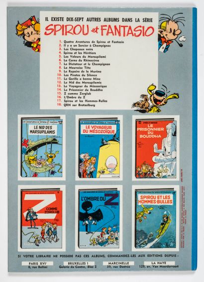 null Spirou et Fantasio 11 : Second edition of 1967. Very nice album near new co...