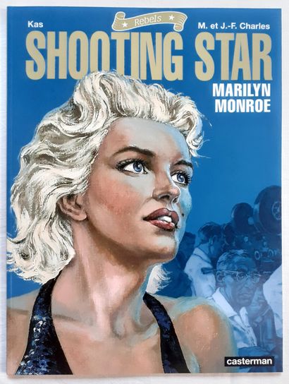 KAS * Dedication: Shooting Star (NL) with a beautiful color drawing of Marilyn Monroe....