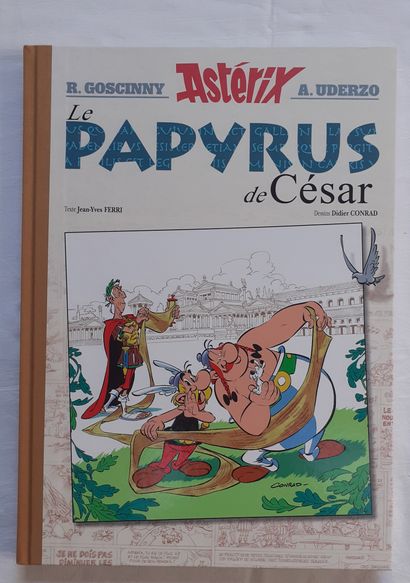 CONRAD * Dédicace :
Astérix Le papyrus de César, Tirage toilé grand format agrémenté...