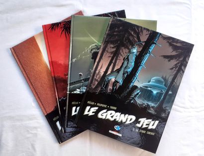 Pilipovic Leo * Set of 4 dedications : Le grand jeu 1, 3, 5, 6. Original editions...