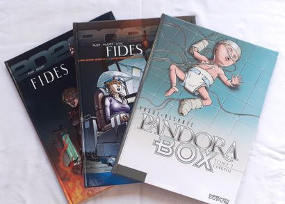 Pagot * Set of 3 dedications: Pandora Box 1, Fides 1 and 3. Original editions decorated...