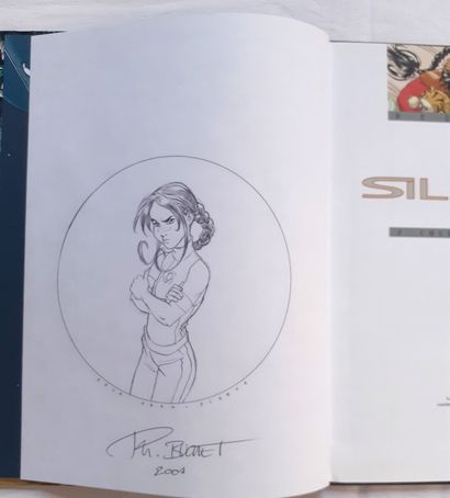 BUCHET * Dedication: Sillage 2. First edition (without sketchbook) with a drawing...