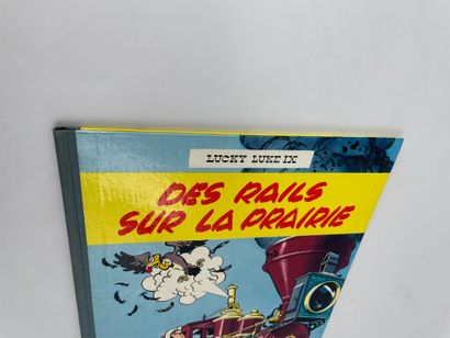 null Lucky Luke 9 : Rails on the Prairie. Rare original French hardback edition....