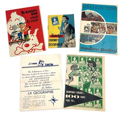 Tintin/Kuifje - Set of 5 booklets : Superb...