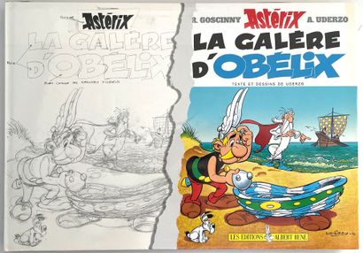 null Asterix - Obelix's galley : Numbered (344/520) and signed first edition. Slightly...