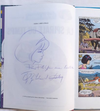 LELOUP * Dedication: Yoko Tsuno 11. First edition with a drawing of the heroine....