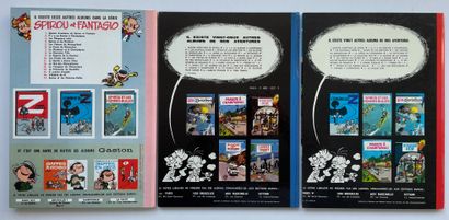 null Spirou et Fantasio - Set of 3 albums : 2 (1966, some freckles), 21 (EO), 23...