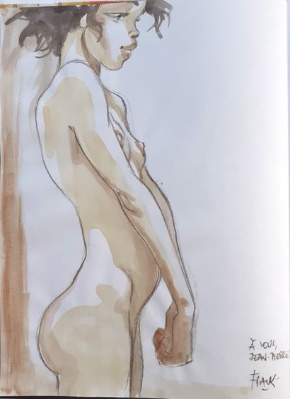FRANK PE * 献词：
Zoo 1.第一版，有一幅极好的玛侬裸体彩绘。非常接近于新的状态。