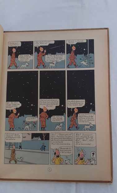 null Tintin - The Mysterious Star : First edition A18, no title on top of page 1....