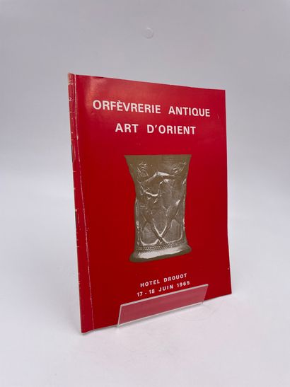 null 1 Volume : "ORFÈVRERIE ANTIQUE, ART D'ORIENT", Hotel Drouot, 17-18 Juin 1965,...