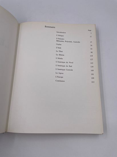 null 1 Volume : "LES MASQUES", Andreas Lommel, Ed. Braun, 1970