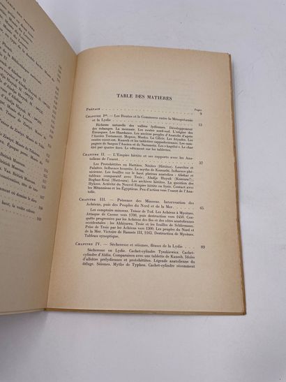 null 1 Volume : "PRÉLYDIENS, HITTITES ET ACHÉENS", René Dussaud, Librairie Orientaliste...