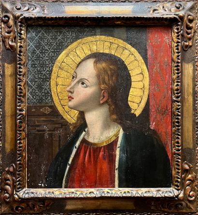 ECOLE ITALIENNE, XIXEME SIECLE Holy Virgin
Canvas
43 x 56 cm
(restorations, foxe...