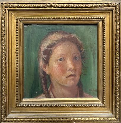 FERRUCCIO FERRAZZI (1891-1978) Portrait of a woman
Encaustic, signed lower right...