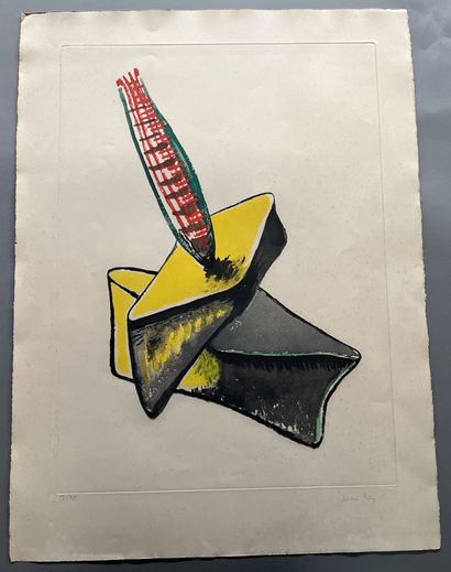MAN RAY (1890-1976) Transfiguration of a cactus, 1969
Lithograph, signed lower right...