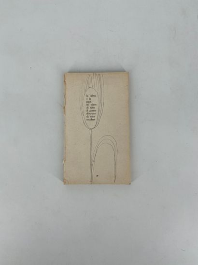 Piero Fornasetti (1913-1988) Miniature book, Autoritratto, Milan 1966, (7,5 x 6 cm)...