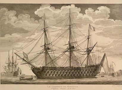 null [版画]
加埃塔诺-卡纳利, A. 奥里奥, 维里科...之后
由11幅船舶版画组成的套房，如那不勒斯船、法国驱逐舰、法国船。
