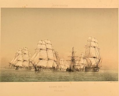 DUBREUIL Chéri (1828-1880) d'après Album maritime à l'usage des jeunes marins dédié...