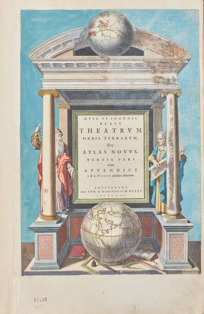 BLAEU (Johannes & Willem). Theatrum orbis terrarum, sive Atlas novus.Tertia pars...