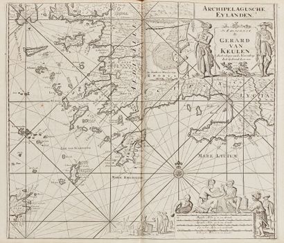 KEULEN, (Johannes van) (1654-1711). The New & Great Illuminating Torch of the Sea....