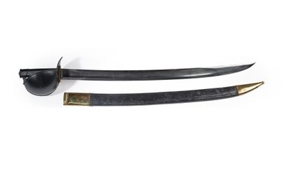 null Regulation boarding sword, model 1833
Guard in shell. Handle with cut sides....