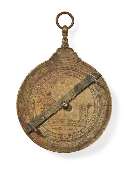 null Moroccan Astrolabe
Brass, unsigned, possibly attributable to the workshop of...
