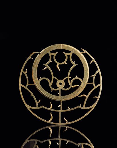 null European gilt brass astrolabe, inscribed '1543 Eramas [sic] in cruce' [1543,...