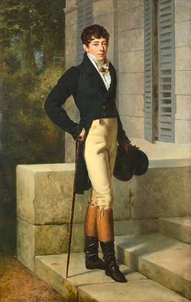 François Pascal Simon GERARD (Rome 1770 - Paris 1837) # 查尔斯-费迪南-泰奥多尔-德-瓦辛哈克-德-伊梅库尔的画像
在其原来的画布上
210...