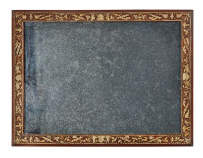 null Wooden frame inlaid with bone decorated with foliage and cherubs
Italy, Venice...