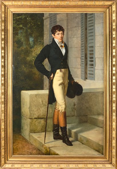 François Pascal Simon GERARD (Rome 1770 - Paris 1837) # 查尔斯-费迪南-泰奥多尔-德-瓦辛哈克-德-伊梅库尔的画像
在其原来的画布上
210...