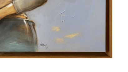 Enki BILAL (né en 1951) # Le bain
Acrylique sur toile. Signé en bas à droite. 99,5...