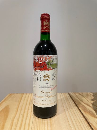 1 bouteille CHATEAU MOUTON ROTSCHILD 1989....