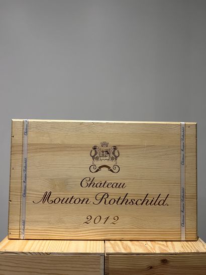 6 bouteilles CHATEAU MOUTON ROTSCHILD 2012...
