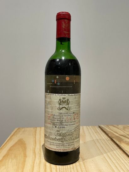 null 1 bottle CHATEAU MOUTON ROTSCHILD 1971. GCC1 Pauillac 

Slightly low level and...