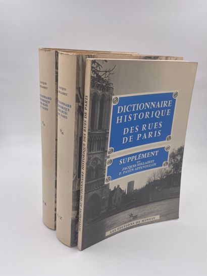 null 3 Volumes: 

- "DICTIONNAIRE HISTORIQUE DES RUES DE PARIS, TOME I : A-K", Jacques...
