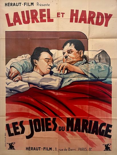 null LES JOIES DU MARIAGE / TWICE TWO

James Parrott. 1933.

120x160 cm. Affiche...