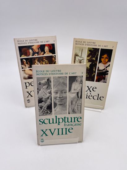 null 3 Volumes : 

- "PEINTURE FRANÇAISE XVIÈME/XVIIÈME", Claire Constans, École...