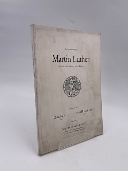 null 2 Volumes : 

- "MARTIN LUTHER", Antiquariatskatalog, Erst - und Frühausgaben...