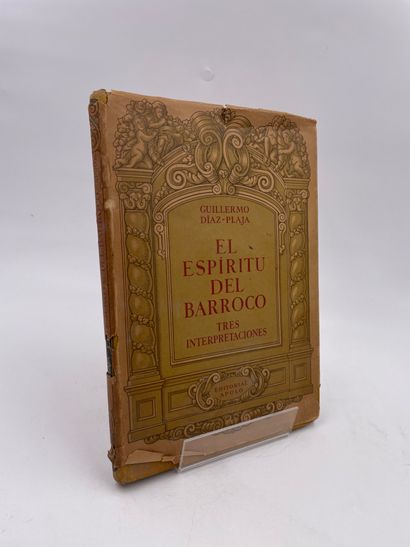 null 1 Volume : "EL ESPIRITU DEL BARROCO", (Tres Interpretaciones), Guillermo Diaz-Plaja,...