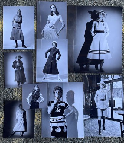 SEEBERGER 3 photographs of various sizes for Ungaro and 10 for Féraud. 1969 à 19...