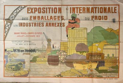 LEPAPE Georges Exposition Internationale des Emballages du Froid & des Industries...